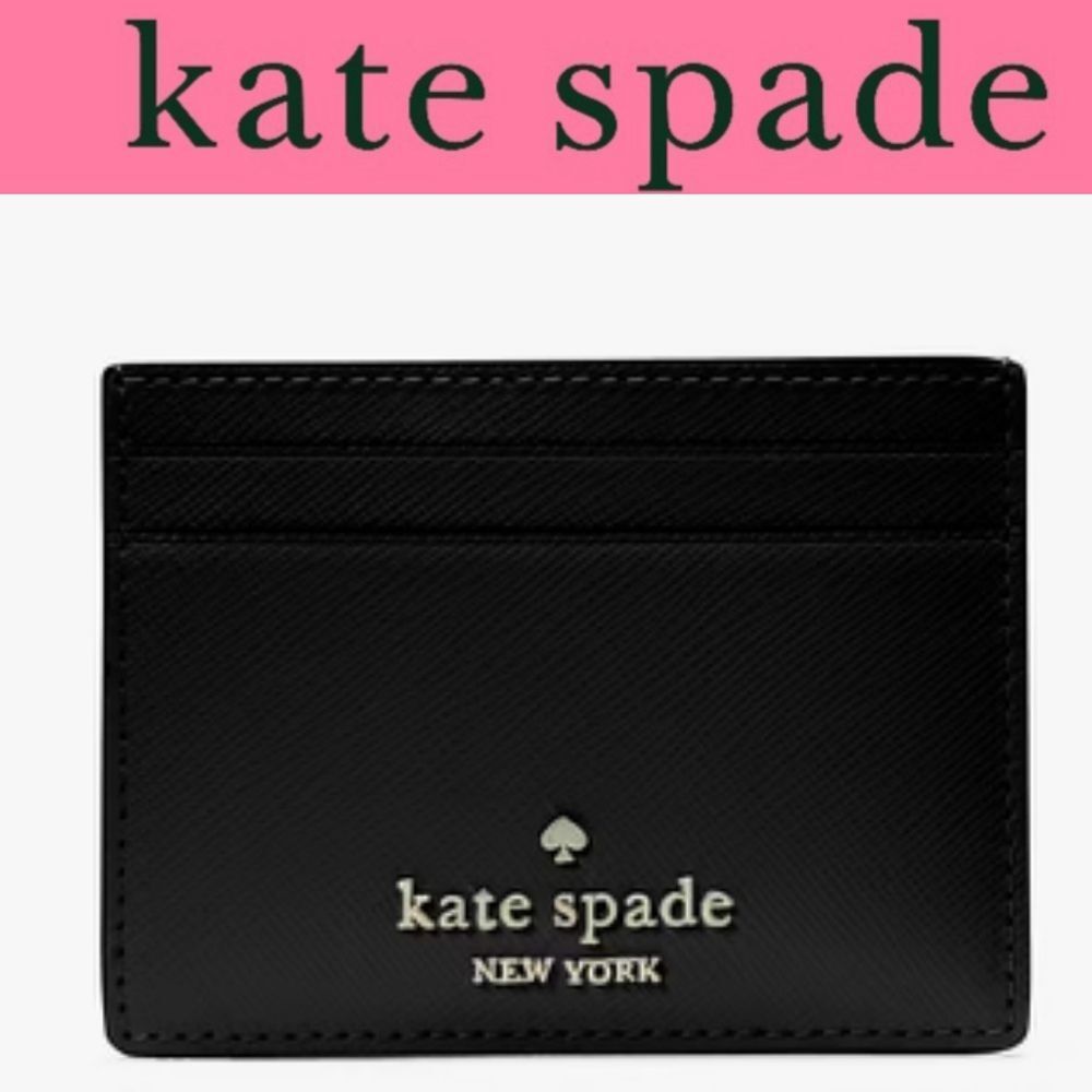 Kate Spade New York Madison Small Slim Card Holder- Black
